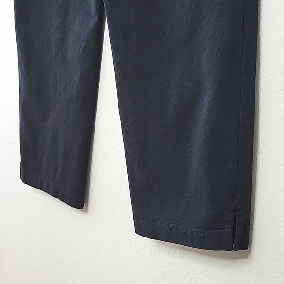 EILEEN FISHER Black Casual Trouser Pant size Petite Side Zipper - Picture 8 of 11